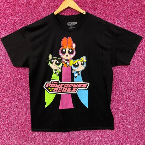 Cartoon Network Powerpuff Girls Retro Cartoon T-Shirt Large - Picture 1 of 5